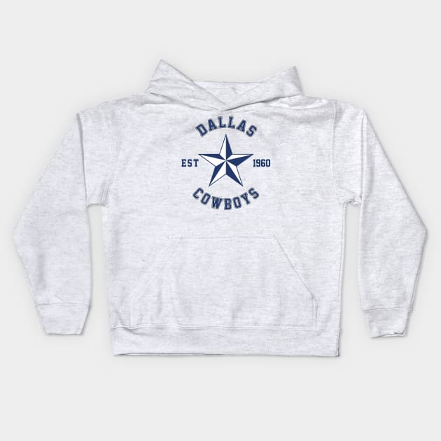 Cowboys - DLS Vintage Kids Hoodie by Cemploex_Art